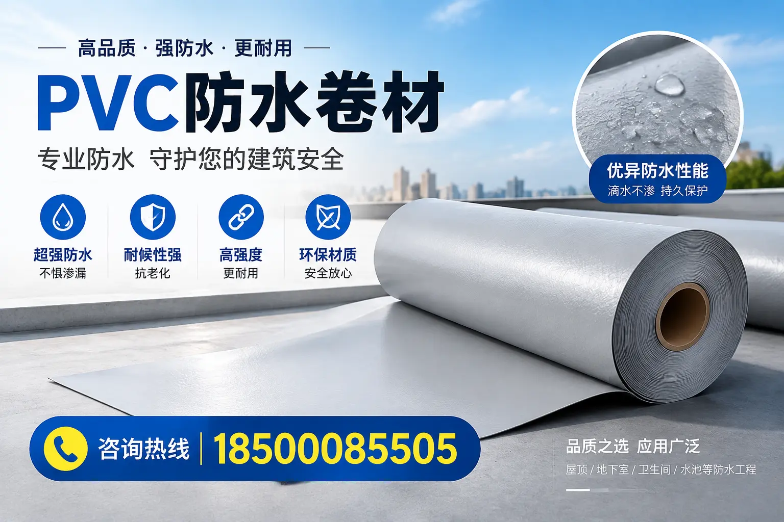 吐鲁番地区pvc防水卷材的市场现状与发展趋势